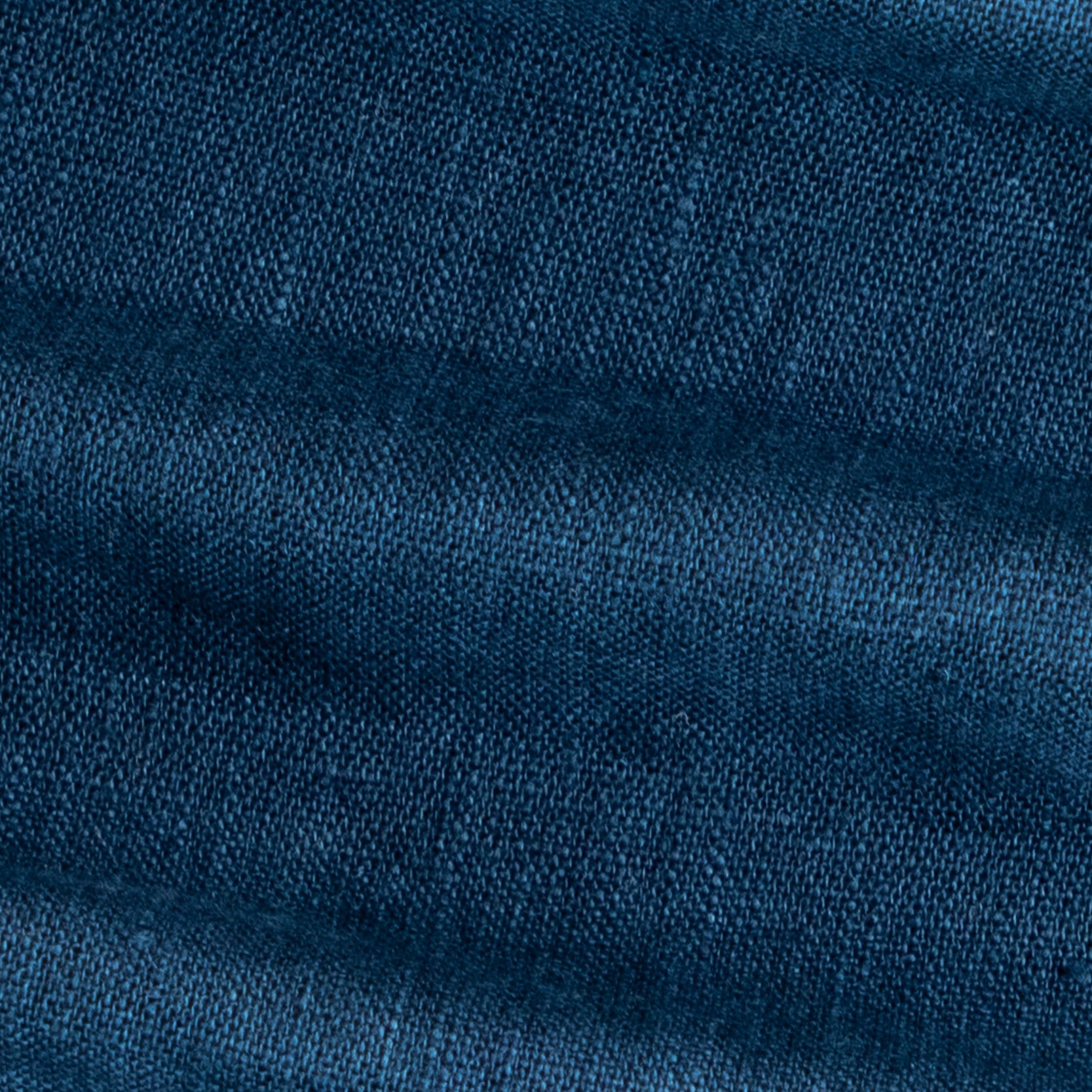 Close-up of blue fabric texture