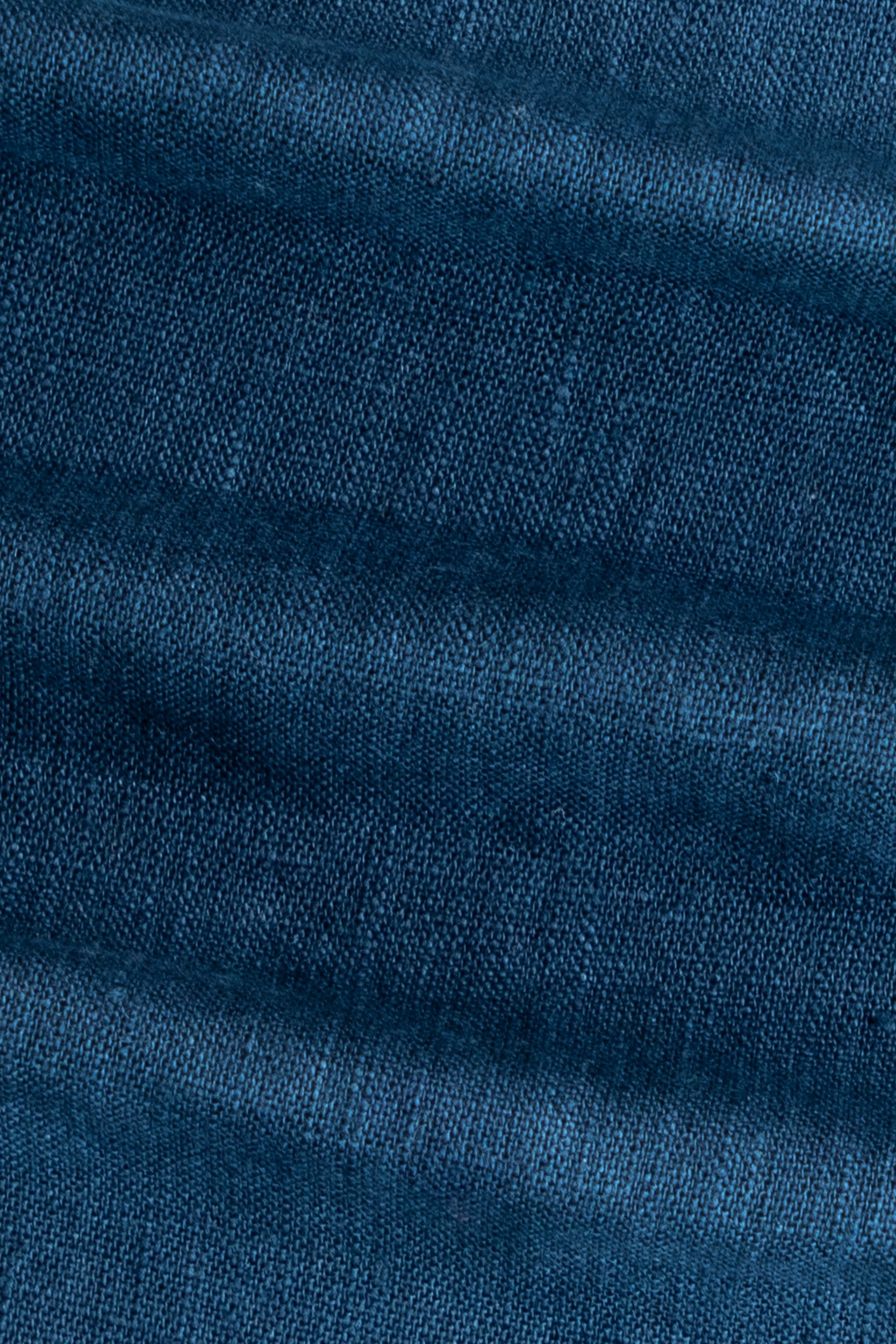 Close-up of blue fabric texture
